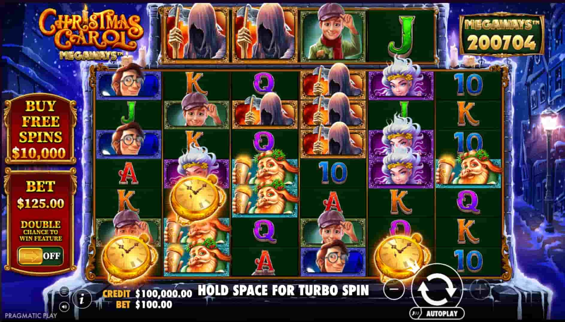 christmas carol megaways slot for free