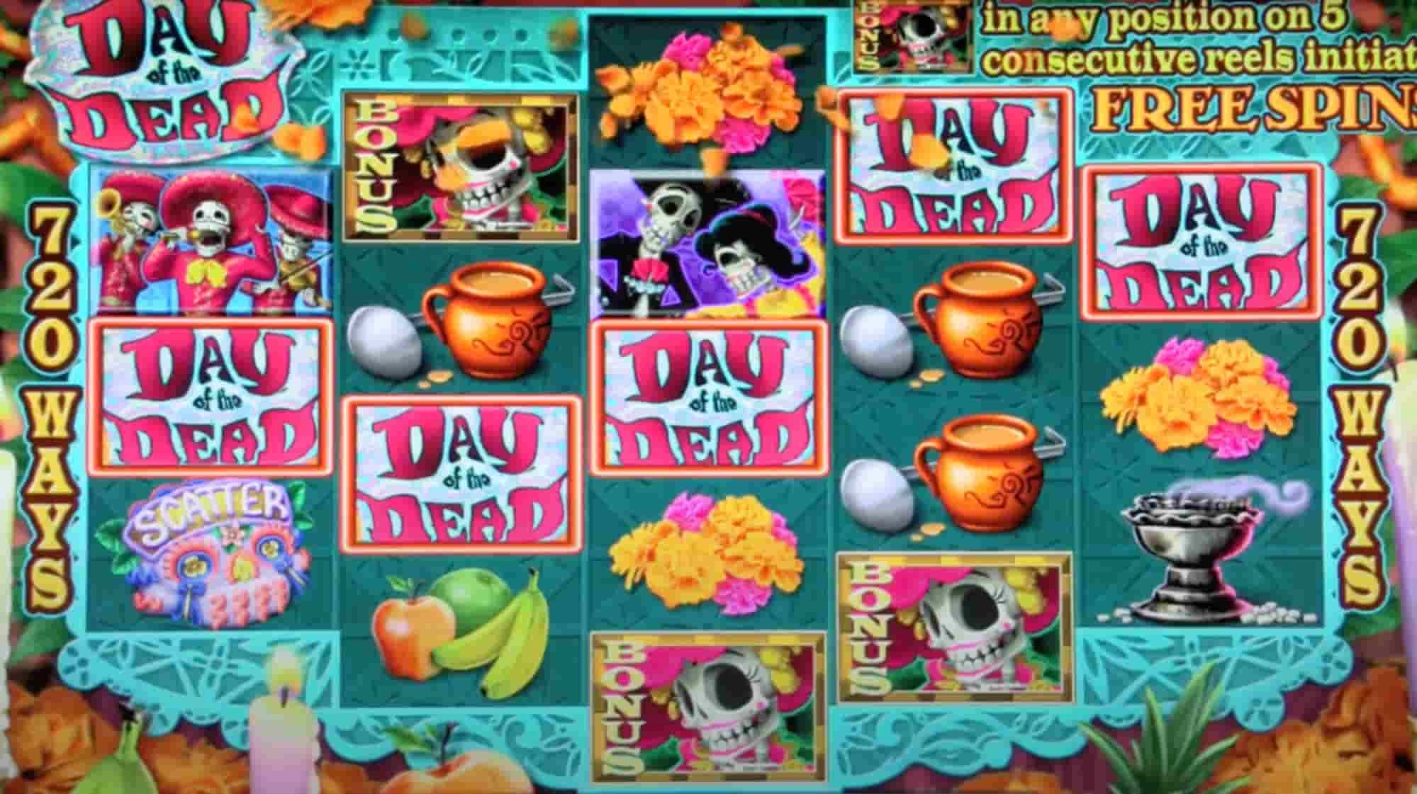 day of the dead slot machine